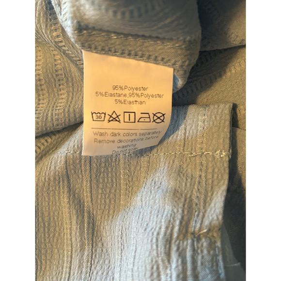 NWT PJ Paul Jones Men's Light Blue Short Sleeve Dress Shirt Spring Summer Size M - Picture 5 of 6